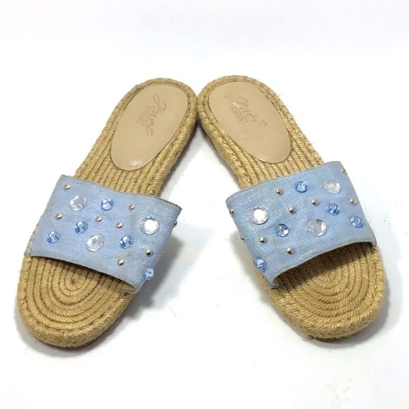 Badgley Mischka Jewel Kyra Espadrille Sandal Size 10. - Picture 1 of 11